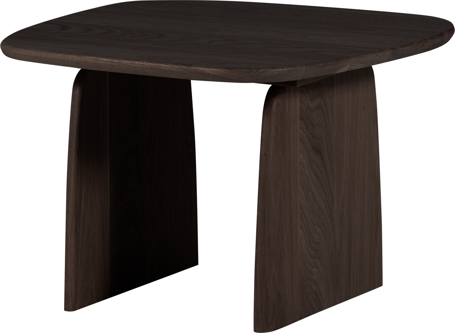 Sofabord Woood Tablo 60x60 Cm H40 Cm Fsc Mix-egetræ Mystic Brun Slebet Transparent Lak