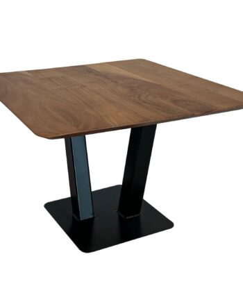 Sofabord 60x60x40 Cm  Massivt Akacietræ  Metalsofabord  Firkantet  Designer Stuebord Med Naturlig Træåring  Sofabord   Industriel Stil Til Moderne Stuer