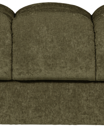 Sofapuf Woood Second Date Ottoman Puf   Grønt Polyesterstof 82x61x42 Cm