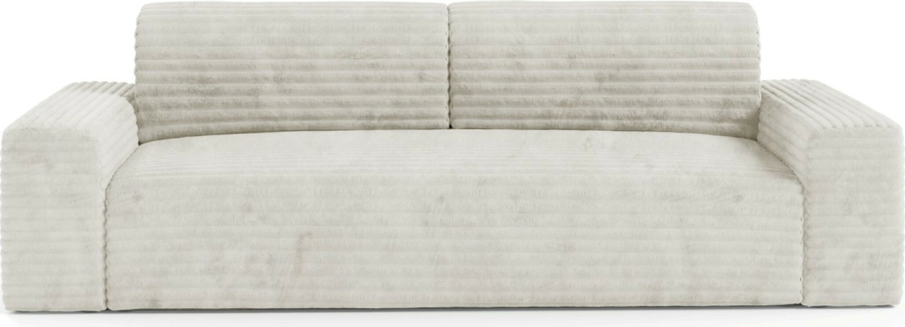 Sovesofa Maison Vellé Calira -personers Tilia Ribbet Stof Tilia Soveflade 200x155 Cm Opbevaring Moderne