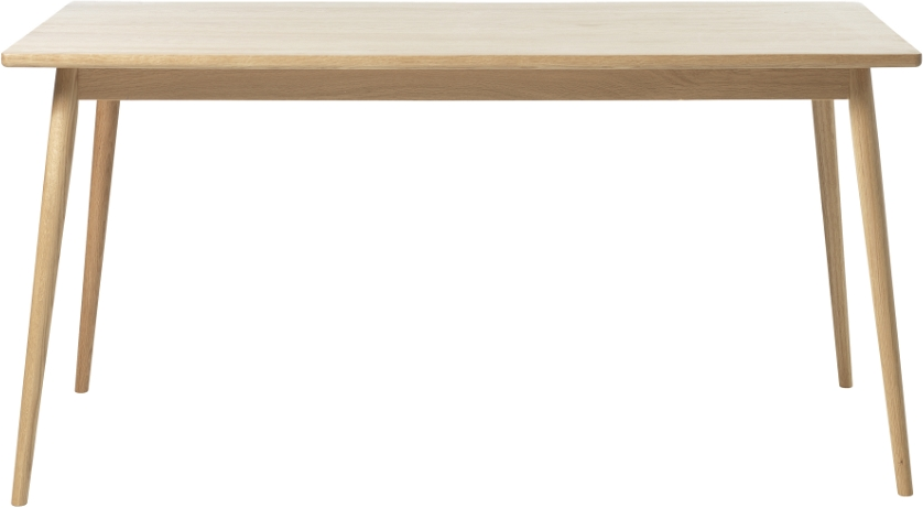 Spisebord Nordique Design Barrali Egetræ 150x90 Cm Natur Eg Med 45 Cm Forlængelse