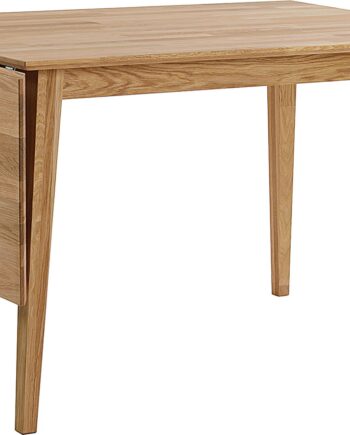 Spisebord Rowico Filippa   Olieret Massivt Egetræ 120ã 80 Cm Med Klapplade 165 Cm Fsc-certificeret Nordisk Design