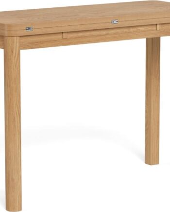 Spisebord Signature Westby   Egfiner Natur  Udvidelsesbord Med Indbygget Tillægsplade  120x90 Cm