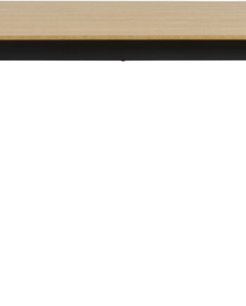 Spisebord   Spisestuebord Nordique Design Pensacola 140x85 Cm H75 Mdf Bordplade  Metal Stel Natur Sort