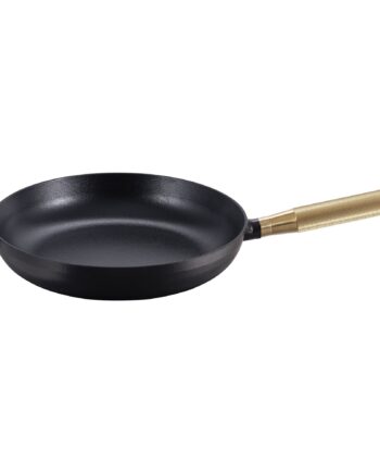 Staub Buster Punch Stegepande Rund 28 Cm  Messinghåndtag