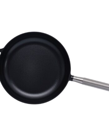 Staub Buster Punch Stegepande Rund 28 Cm  Stålhåndtag