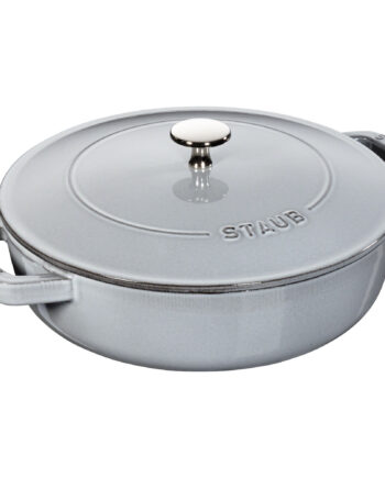 Staub Chistera Sautérgryde 24cm  Grå