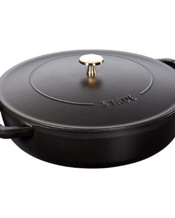 Staub Chistera Sautergryde 28cm  Sort