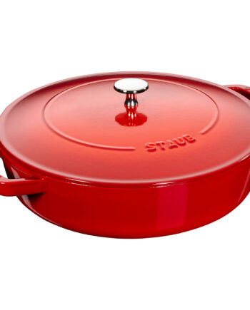Staub Chistera Traktørpande 28 Cm  Kirsebærrød