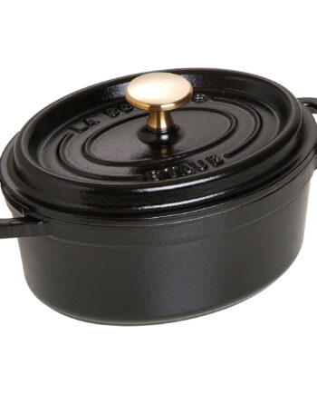 Staub La Cocotte Oval Cocotte 17cm    Liter  Sort