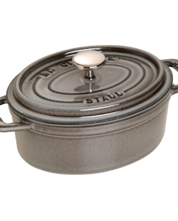 Staub La Cocotte Oval Støbejernsgryde 15 Cm       Liter  Grafitgrå