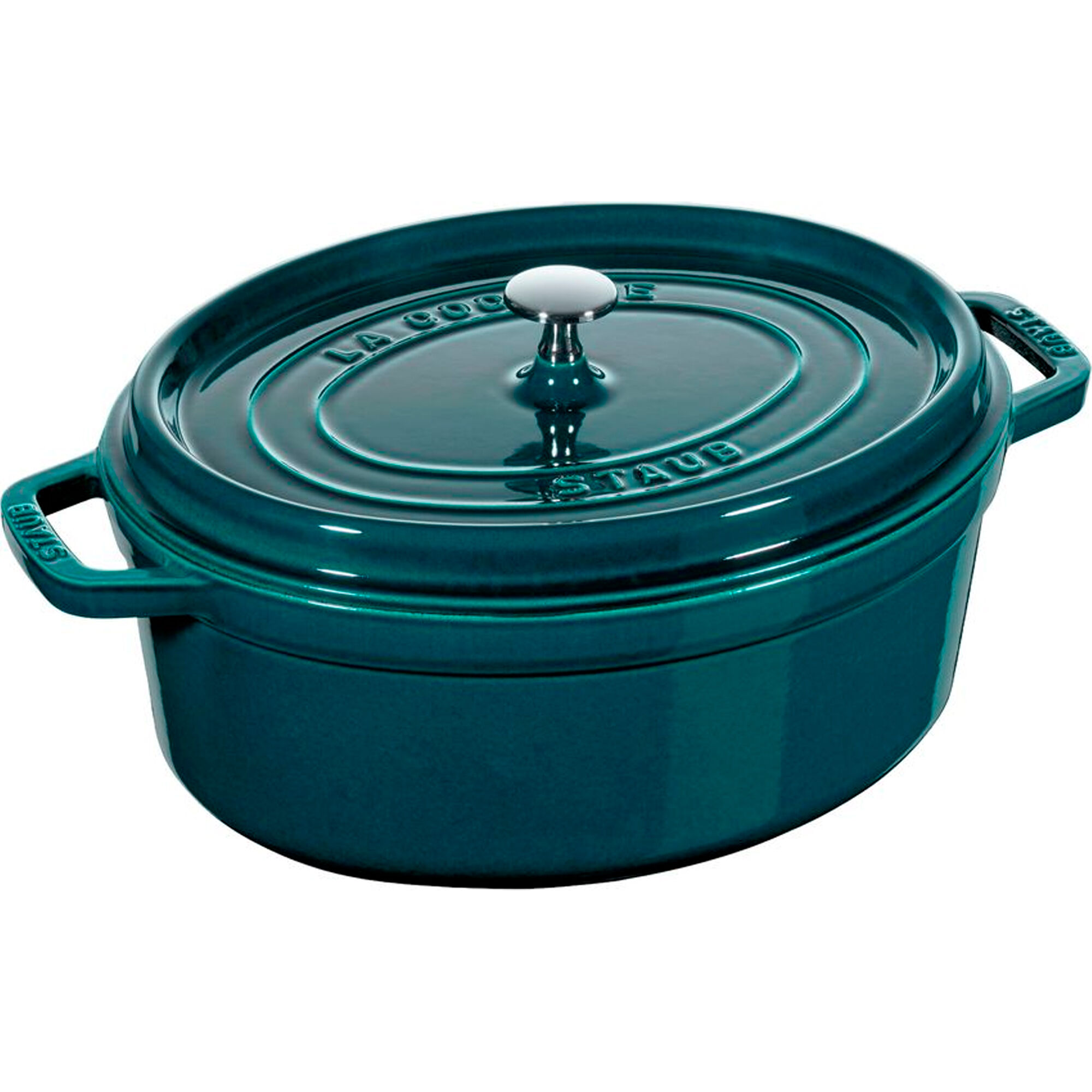 Staub La Cocotte Oval Støbejernsgryde 33 Cm       Liter  La Mer