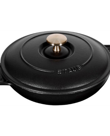 Staub Ovnfast Form 20 Cm Med Låg  Sort