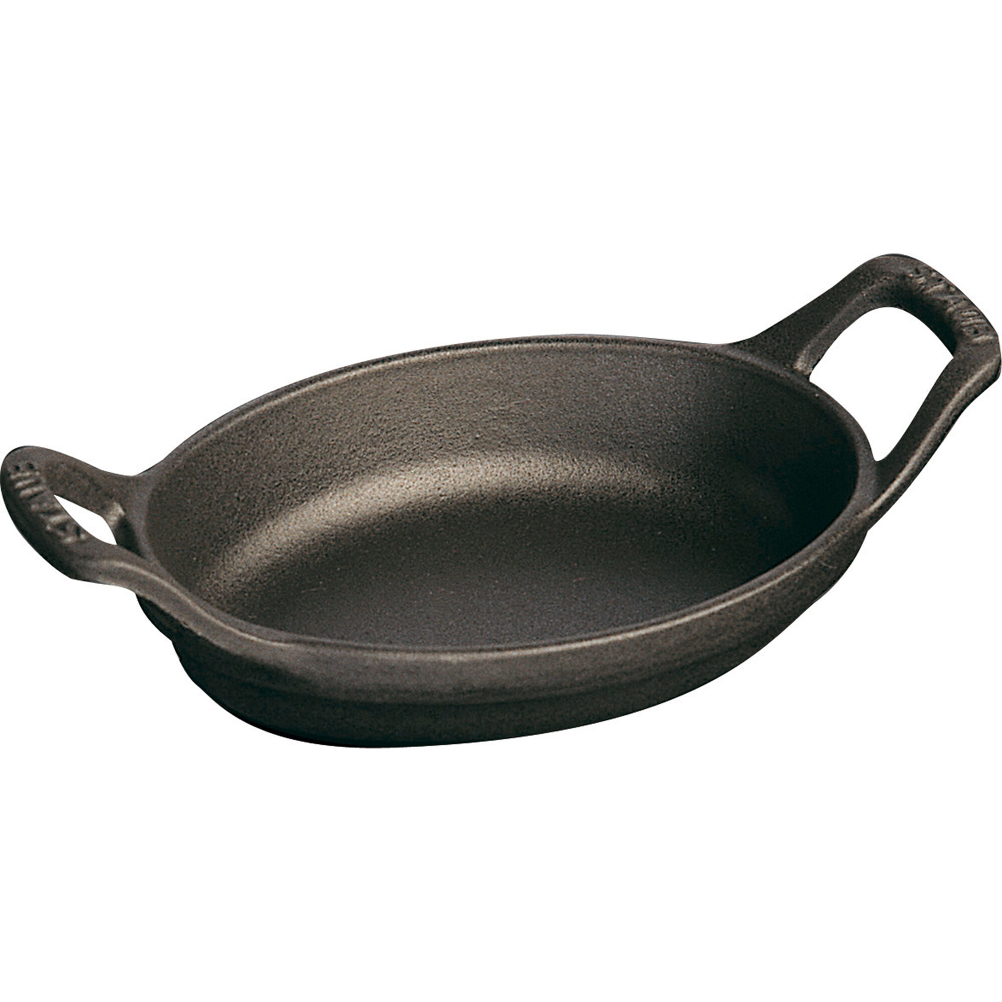Staub Ovnfast Støbejernsform 37 Cm Med   Håndtag  Sort