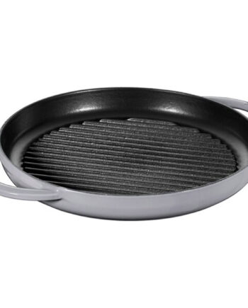 Staub Pure Grillpande   Støbejern 26 Cm  Grafitgrå