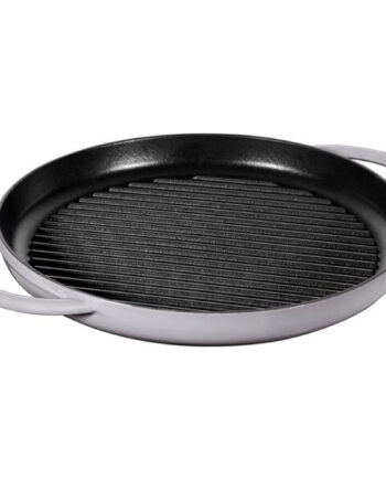Staub Pure Grillpande   Støbejern 30 Cm  Grafitgrå