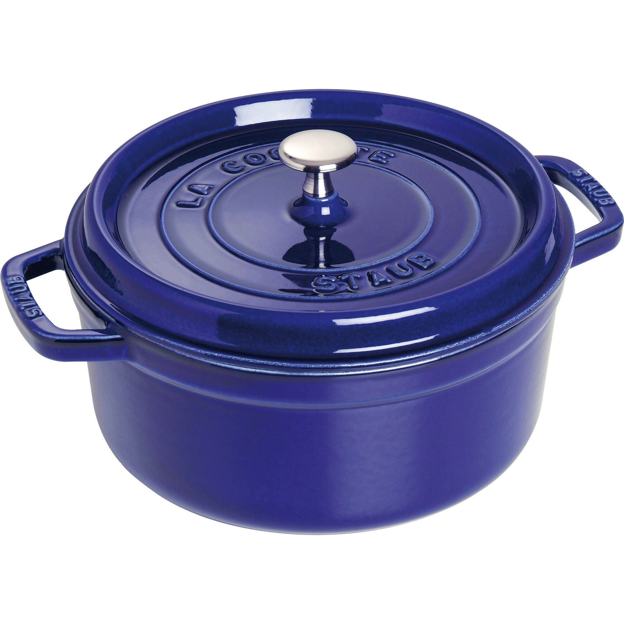 Staub Rund Gryde 26 Cm Liter Blå