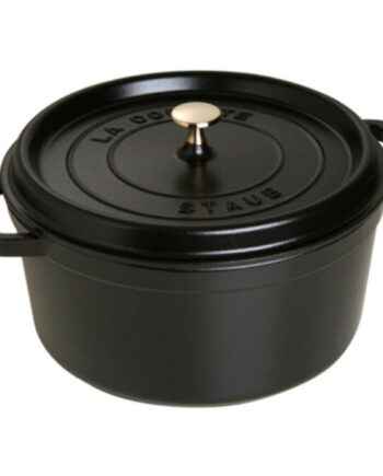 Staub Rund Gryde 34 Cm 12   Liter Sort