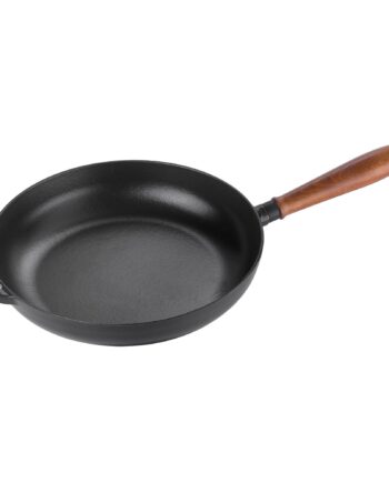 Staub Vintage Stegepande Med Træhåndtag 28 Cm