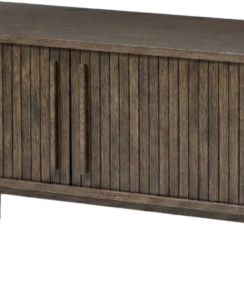 Tv-bord Nordique Design Meta  Tv-bænk  Træ  Grå Mørk Natur  H56   B140   D40 Cm