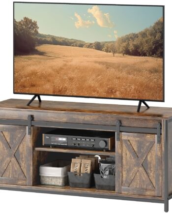 Tv-lavbord  Industrielt Design  Til 60 Quot  Tv    Rum    Skydelåger  Brun Sort