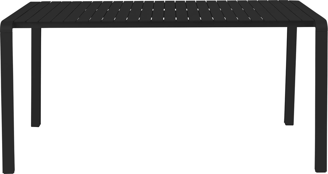 Udendørs Spisebord Zuiver Vondel Pulverlakeret Aluminium Antracit L168 B87 Cm