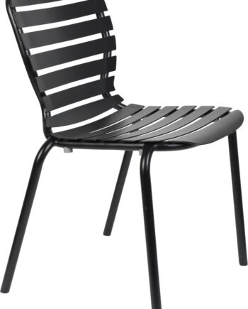 Udendørs Spisebordsstol Zuiver Vondel Havestol Antracit Aluminium Stabelbar Ergonomisk 140 Kg