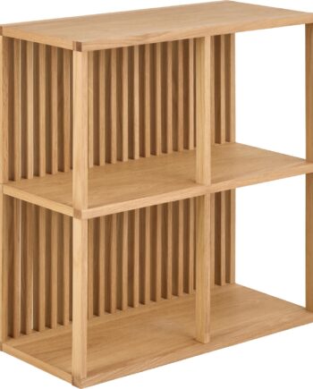 Væghylde Signature Nordeng  Olieret Egefiner På Mdf  Natur  H69xb67xd31 Cm    Hylder  Vægmonteret