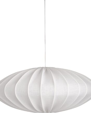 Watt Veke Ellipse Loftslampe  65 Cm  Hør  Hvid