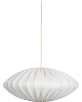 Watt Veke Ellipse Loftslampe  80 Cm  Hør  Hvid