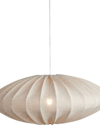 Watt Veke Ellipse Loftslampe  65 Cm  Hør  Natur