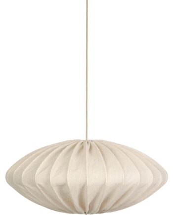Watt Veke Ellipse Loftslampe  80 Cm  Hør  Naturel