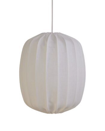Watt Veke Prisma Loftslampe   Hør 35 Cm  Hvid