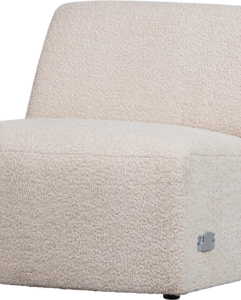 -sæders Modulsofa Woood Coco Creme Bouclé Polyester